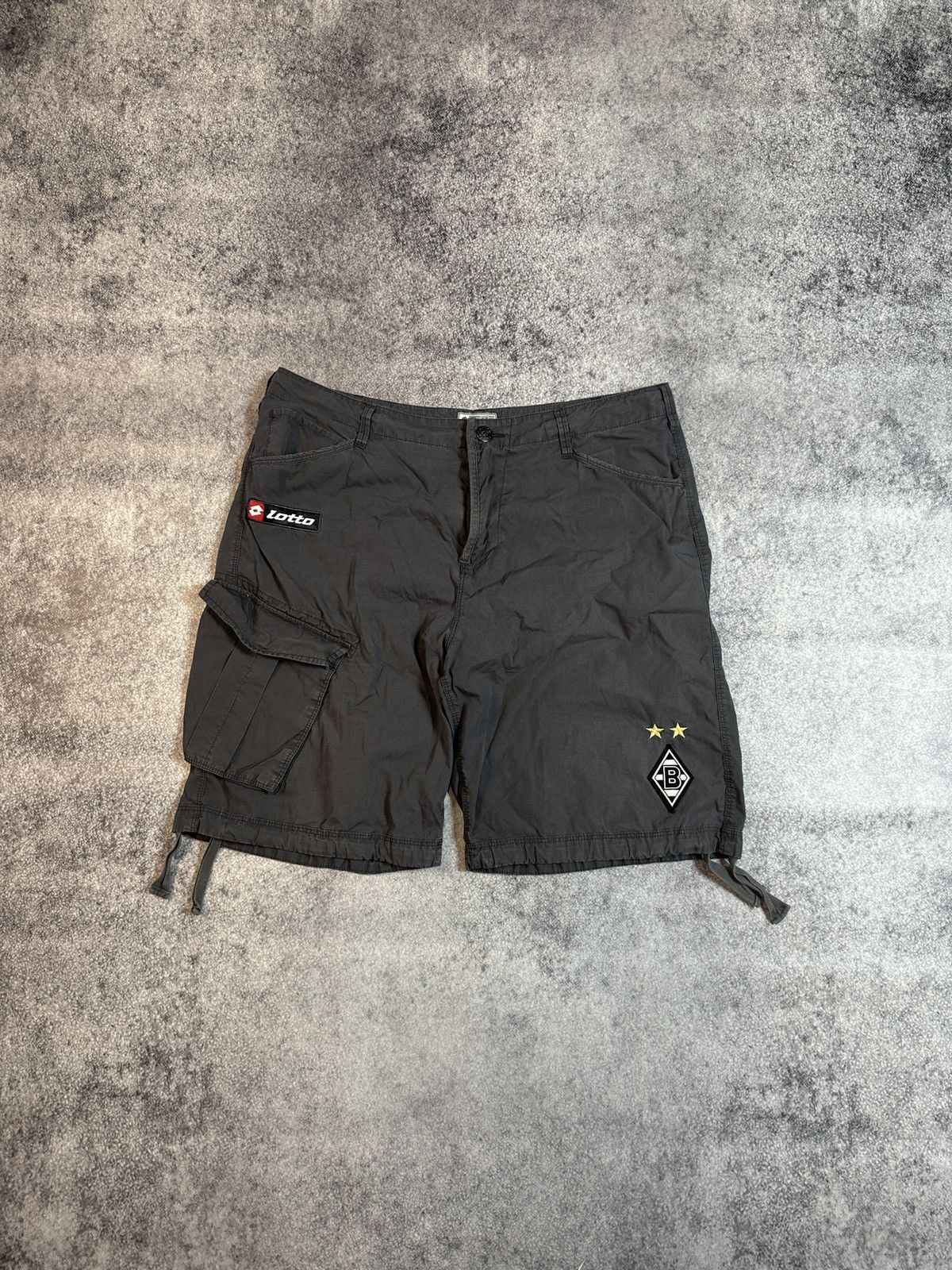 Lotto Sport × Vintage Vintage Lotto Borussia Soccer Shorts Streetwear Rare L Size US 34 / EU 50 - 1 Thumbnail