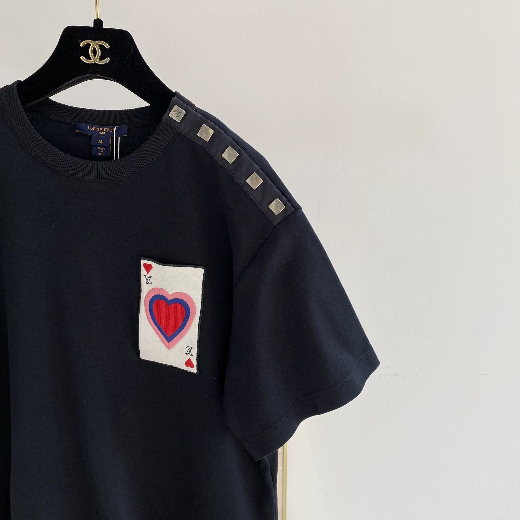 Louis Vuitton Louis Vuitton Poker Print Black Tee M Size M / US 6-8 / IT 42-44 - 4 Thumbnail