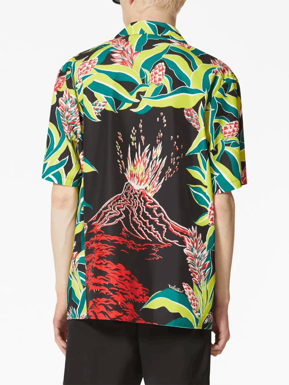 Other Volcano-Print Bowling Shirt Size US XL / EU 56 / 4 - 2 Thumbnail