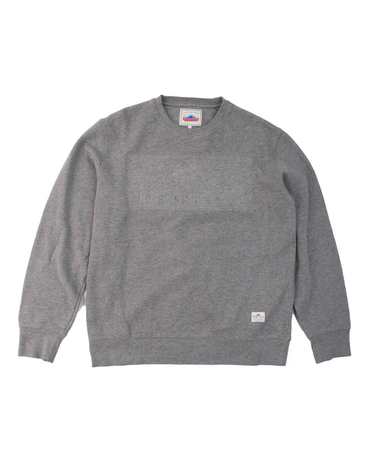 Penfield Penfield Embossed Logo Gray Crewneck Sweatshirt Size US XL / EU 56 / 4 - 1 Thumbnail