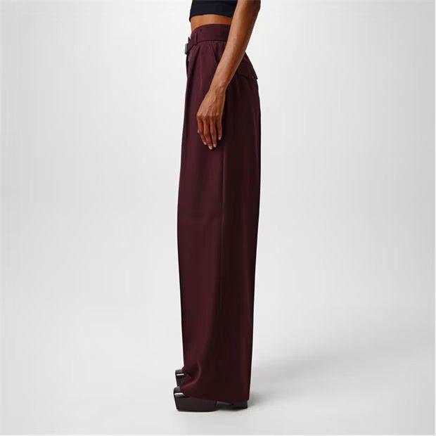 Lanvin o1g2r1mq1024 Pant in Burgundy Size 26" / US 2 / IT 38 - 4 Thumbnail