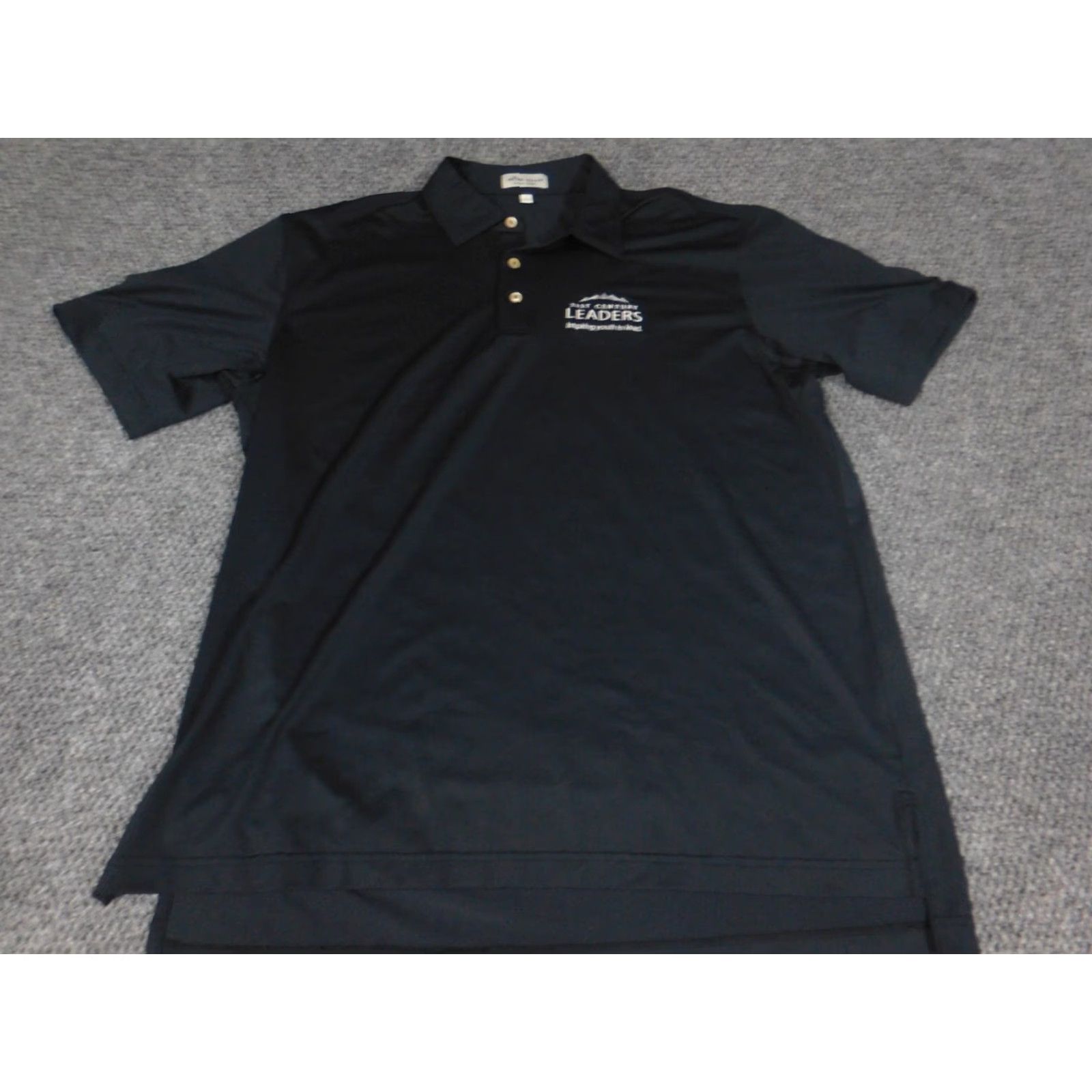 Peter Millar Peter Millar Summer Comfort Mens Shirt L Black Polo Sports Golf Stretch Size US L / EU 52-54 / 3 - 3 Thumbnail