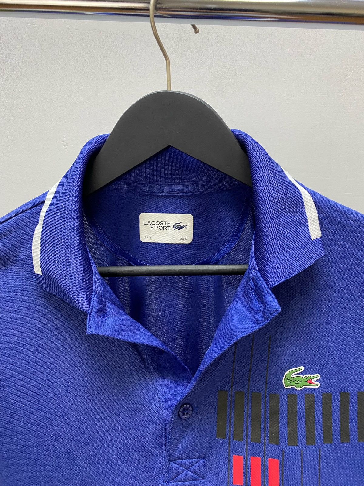 Lacoste Lacoste Sport Novak Djokovic Mens Tennis Polo Shirt BLACK Size US S / EU 44-46 / 1 - 8 Thumbnail