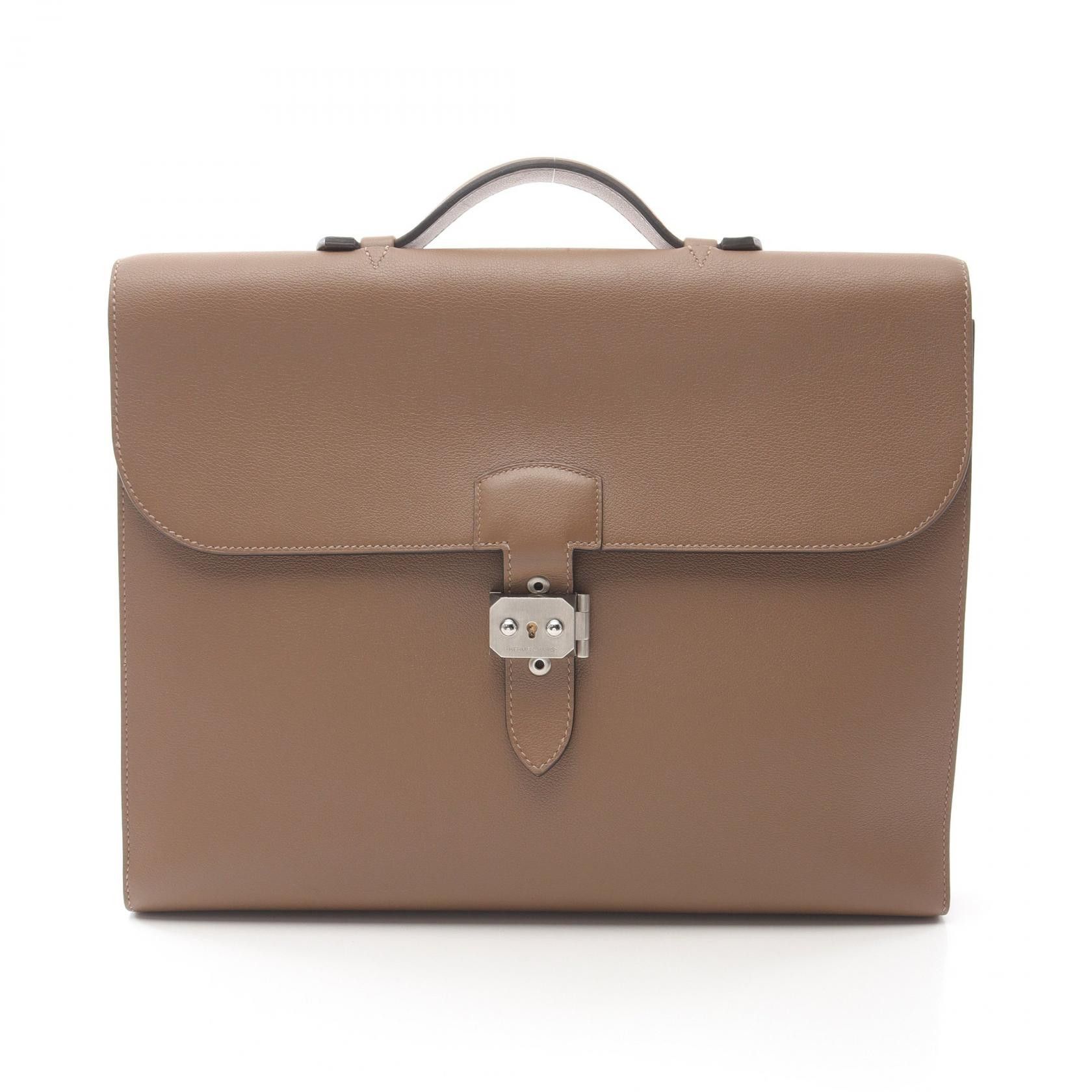 Hermes Hermes Hermes Sac a Depeches Evercolor Business Bag Leather Business Bag Stamp D (2019) Size ONE SIZE - 1 Thumbnail