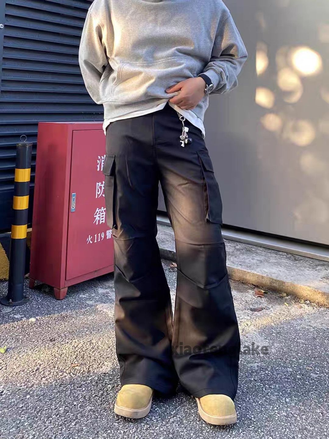 Designer × Japanese Brand × Vintage Unisex outdoor military tactical pleated flared pants Size US 34 / EU 50 - 3 Thumbnail