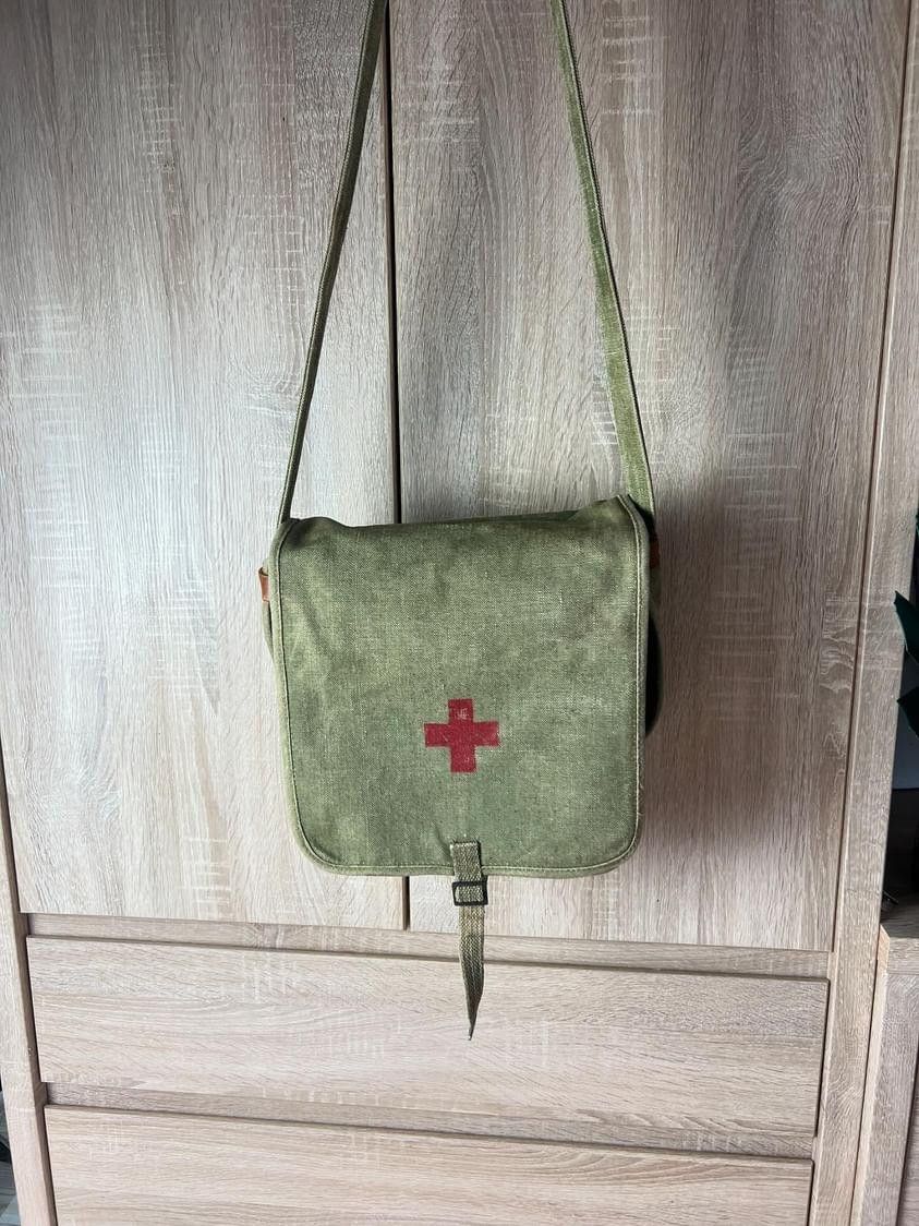 Military Medical bag vintage sanitary rare bag
