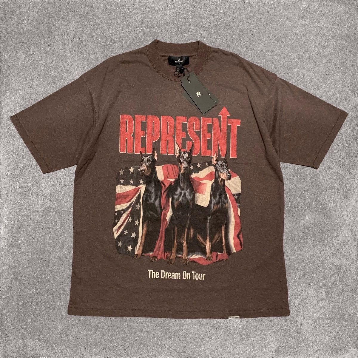 Represent Clo. Represent Small Dream On Tour Nero Brown Tee Size US S / EU 44-46 / 1 - 1 Thumbnail