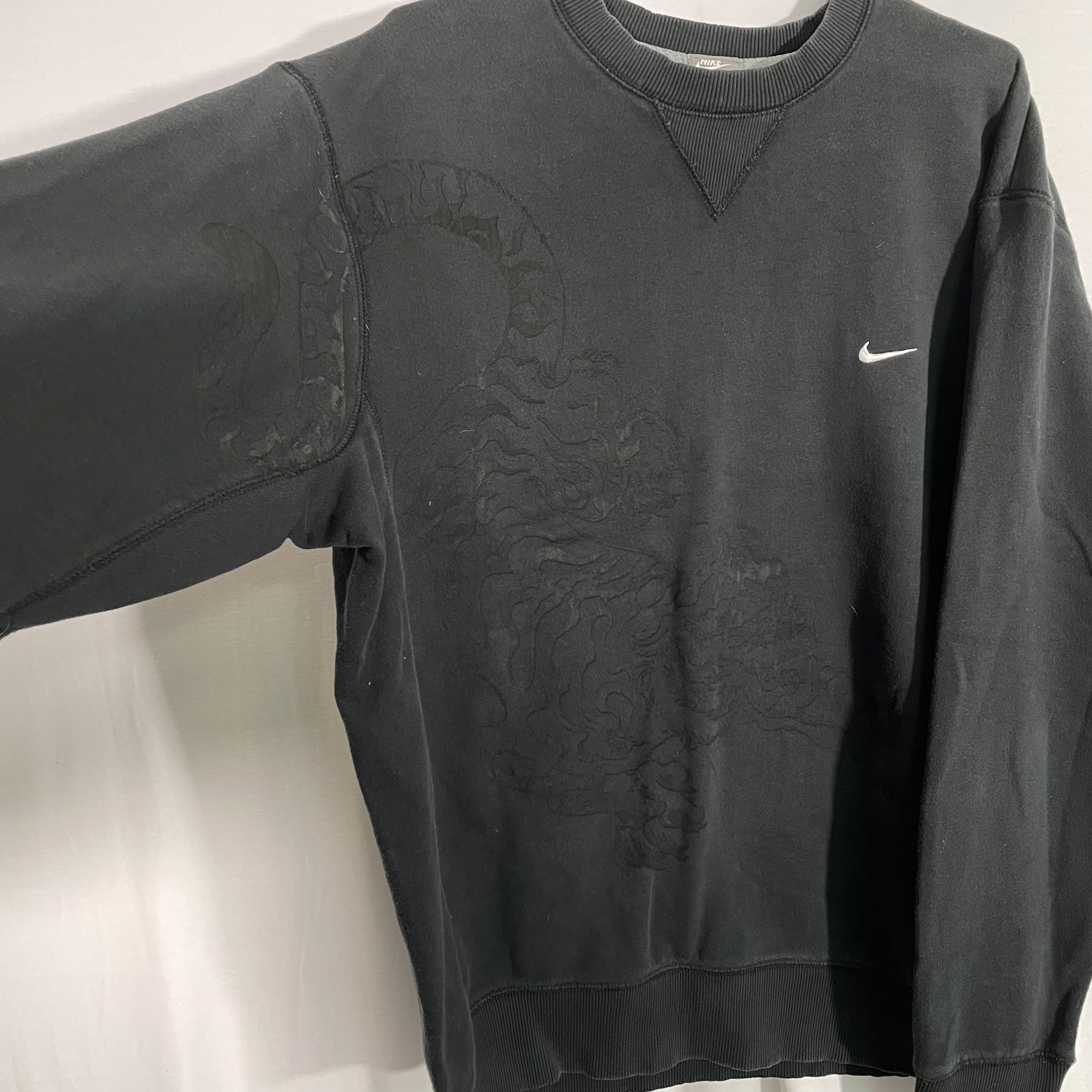 Nike Custom Nike Tiger Sweatshirt Size XL – Vintage Grunge Y2K Size US XL / EU 56 / 4 - 3 Thumbnail