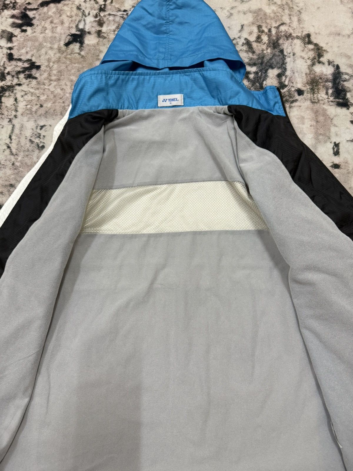 Japanese Brand Vintage 90s Yonex Double Breasted Windbreaker Jacket Hoodie Size US M / EU 48-50 / 2 - 7 Thumbnail