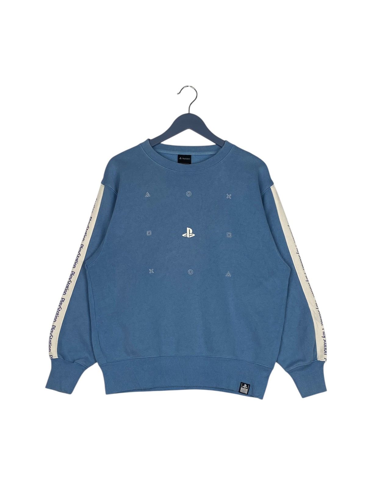 Playstation × Vintage Vintage PlayStation Printed Crewneck Sweatshirt Blue Size US S / EU 44-46 / 1 - 1 Thumbnail