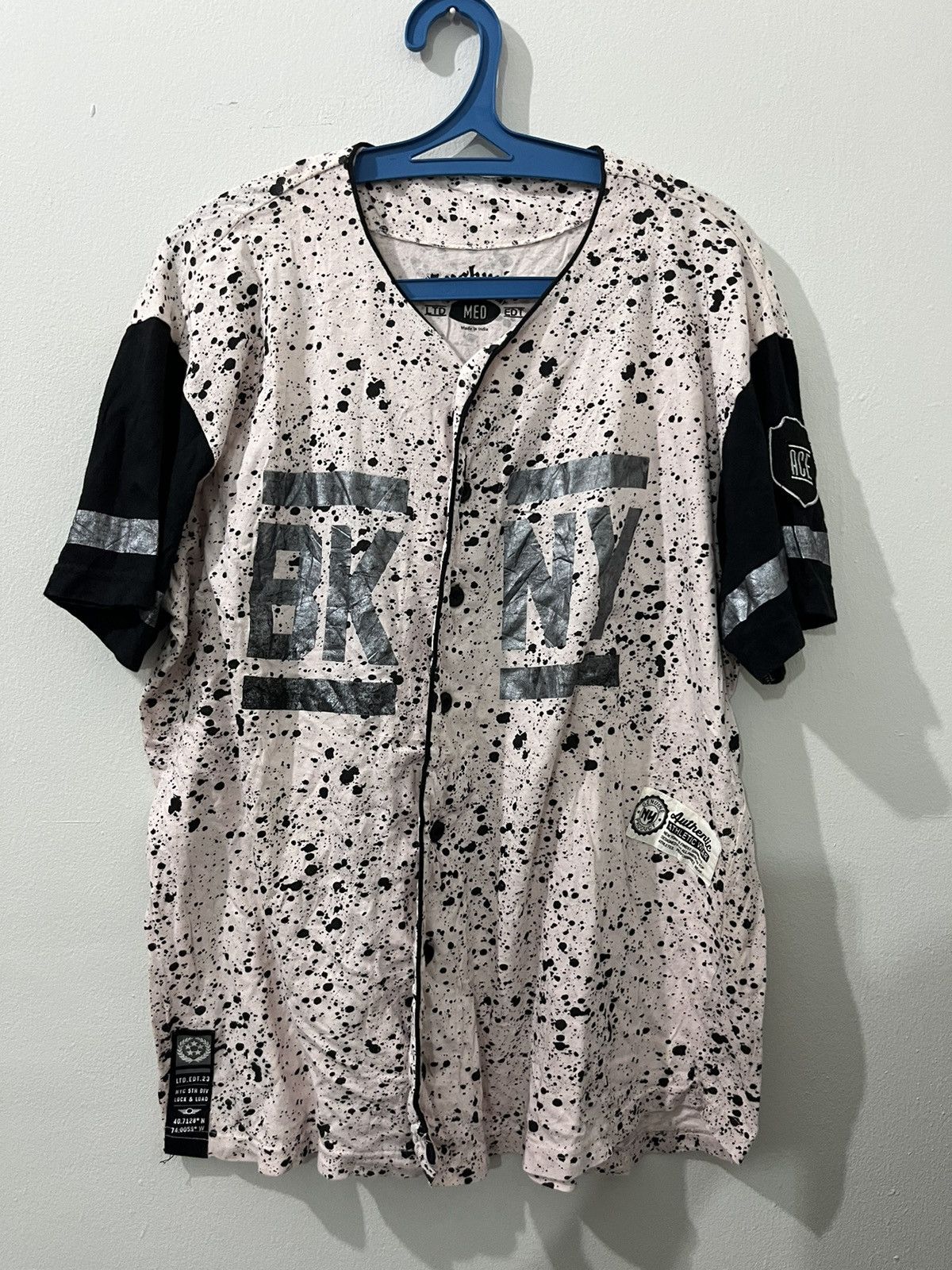 Japanese Brand Bushwick BKNY Big Logo Baseball Cotton Jerseys Size US M / EU 48-50 / 2 - 1 Thumbnail