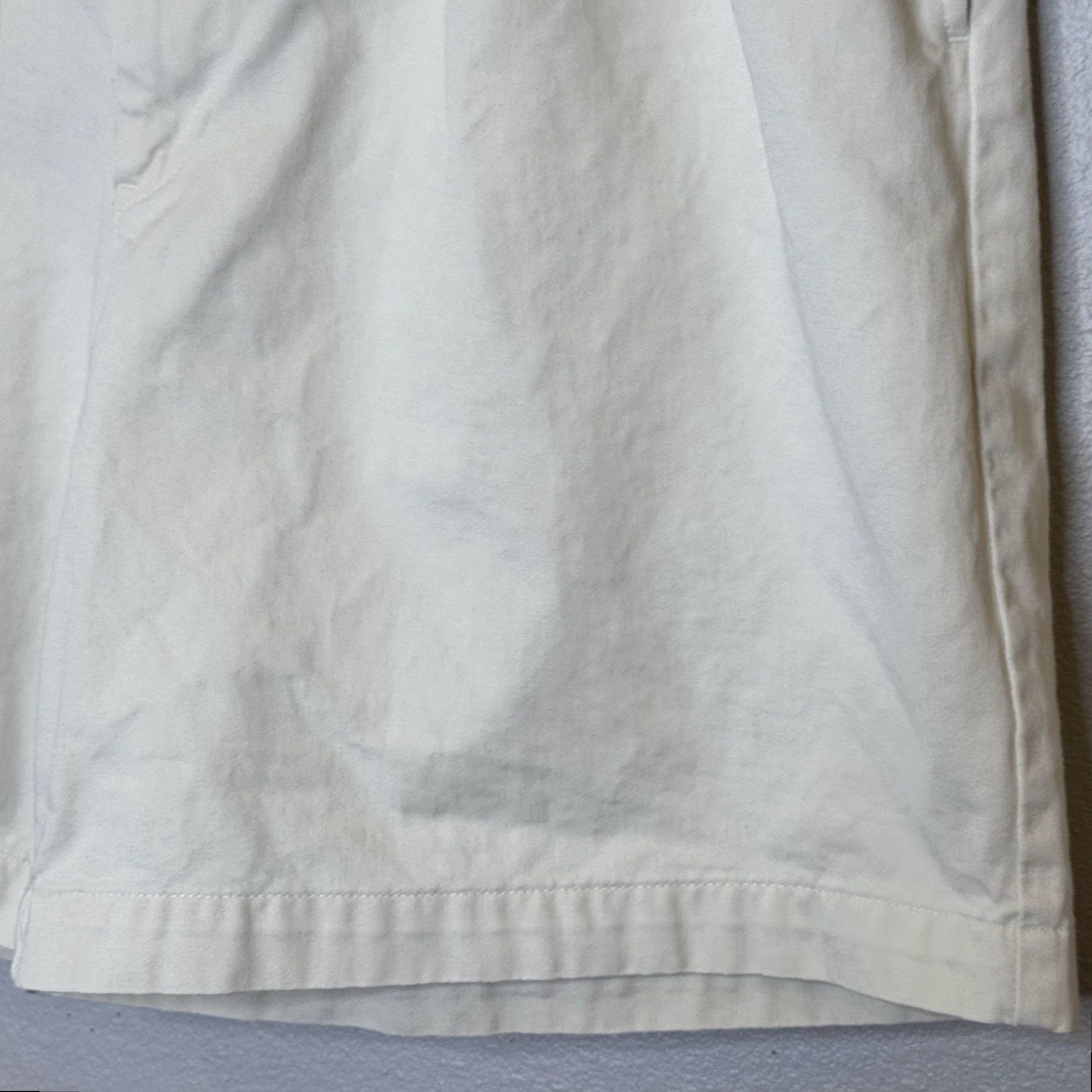 Vintage Polo Golf Chino Shorts Mens Size 36 Light Khaki Pleated Front 100% Cotton Preppy Size US M / EU 48-50 / 2 - 3 Thumbnail