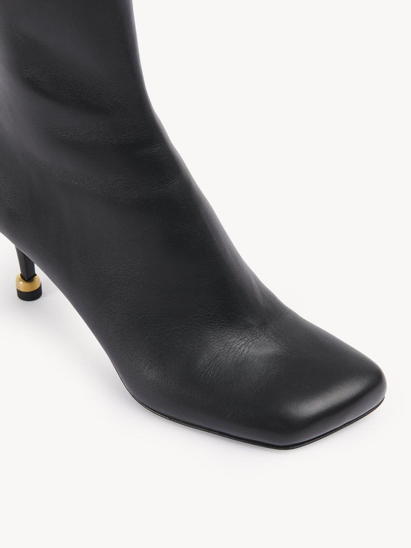 Chloe o1loc1c10226 Andrea Boots in Black Size US 7 / IT 37 - 3 Thumbnail