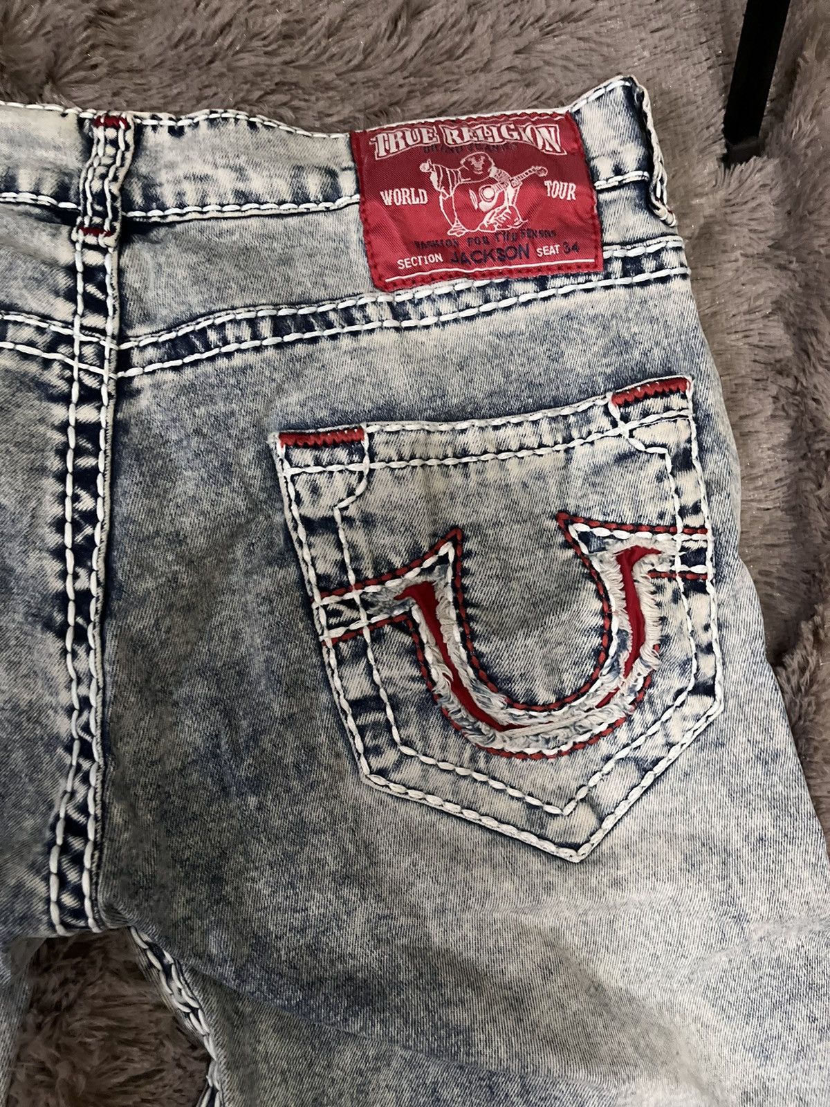 Japanese Brand × True Religion Y2K Vintage Made In USA True Religion Streetwear Jeans Size US 31 - 7 Thumbnail