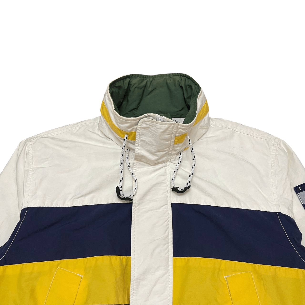 Tommy Hilfiger Vintage Tommy Hilfiger Sailing Gear Jacket Hidden Hood Size US M / EU 48-50 / 2 - 2 Thumbnail