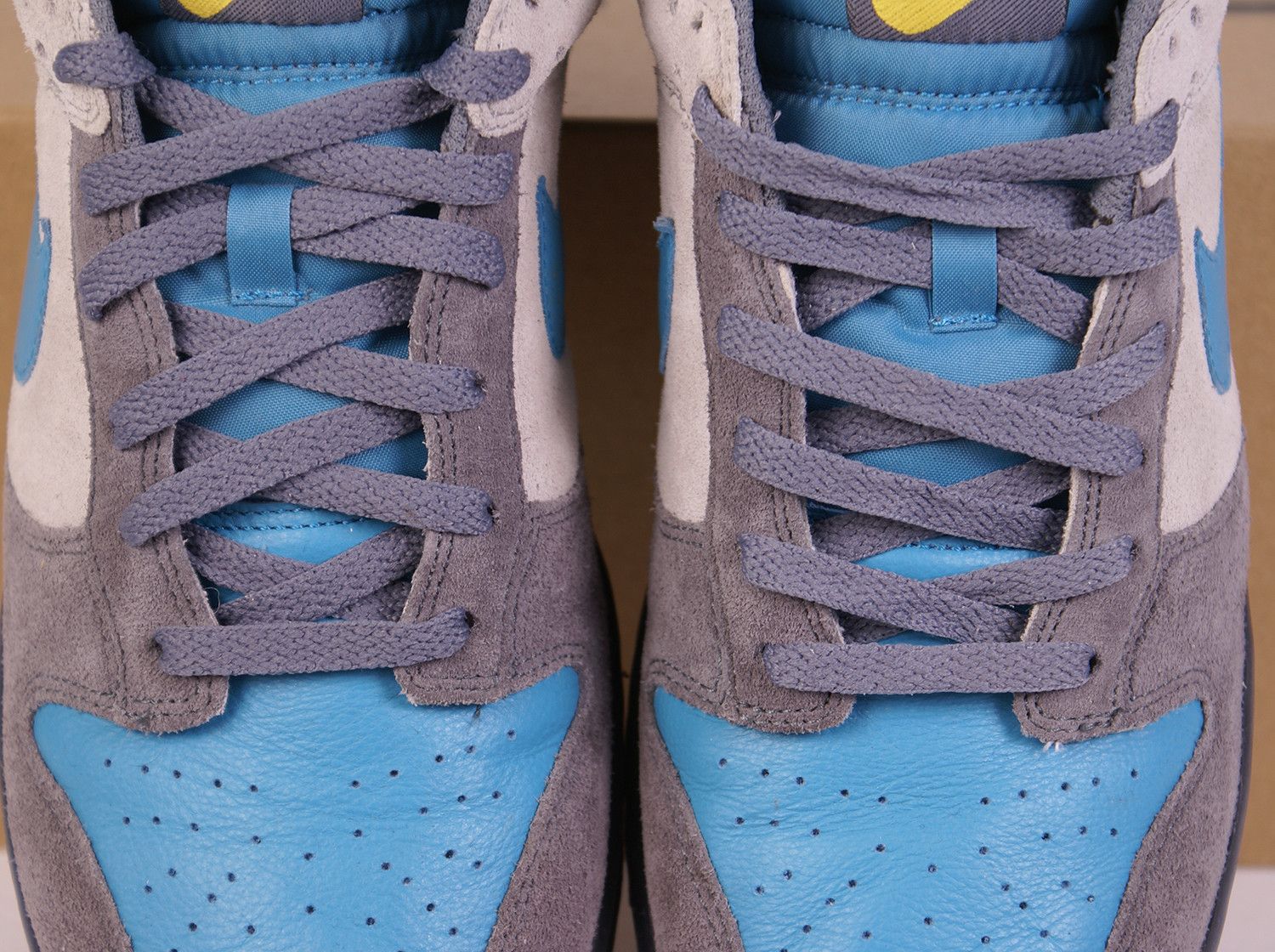 Nike 2007 Nike Dunk Low CL NEUTRAL COOL GREY AQUA BLUE 304714 047 Size US 10.5 / EU 43-44 - 5 Thumbnail