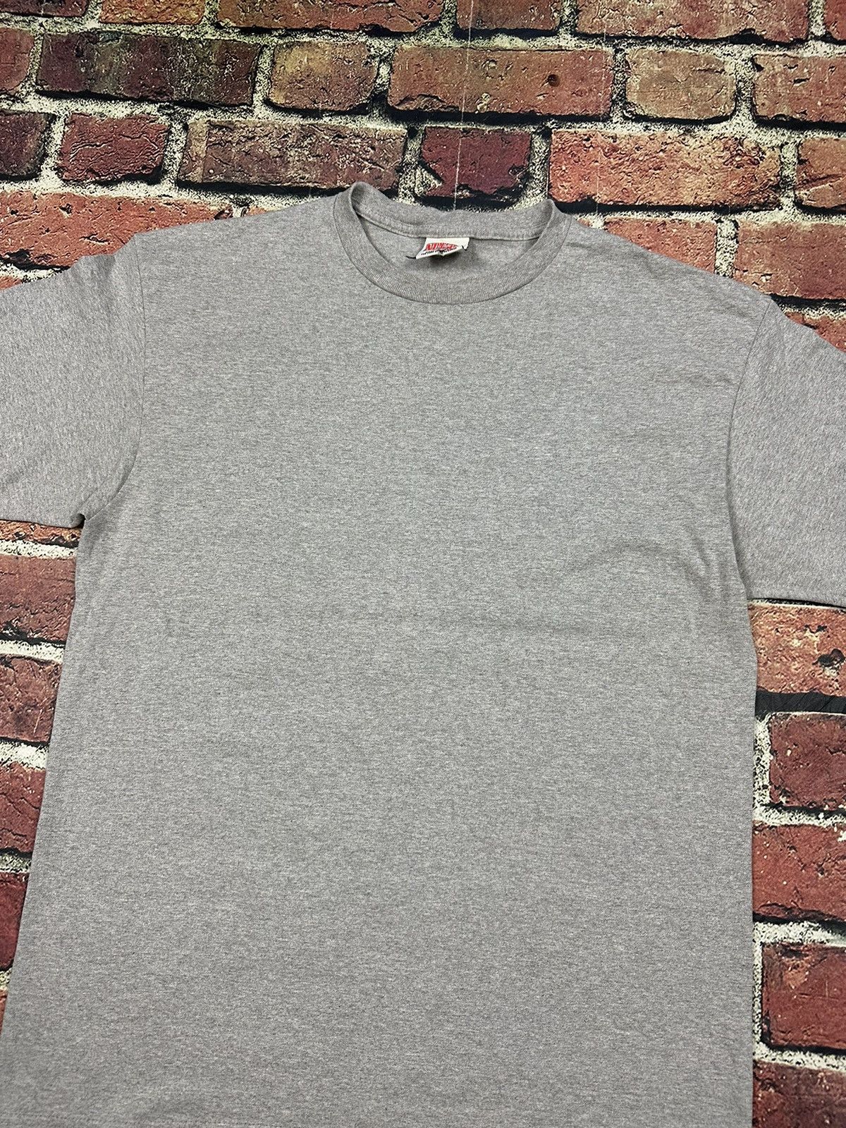 Nutmeg Vintage Blank Gray T Shirt Plain 90s Tee Nutmeg USA Size US XL / EU 56 / 4 - 2 Thumbnail