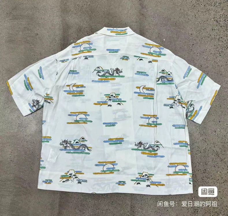 Visvim Visvim 24SS COPA Yunlong printed rayon short-sleeved shirt Size US L / EU 52-54 / 3 - 5 Thumbnail