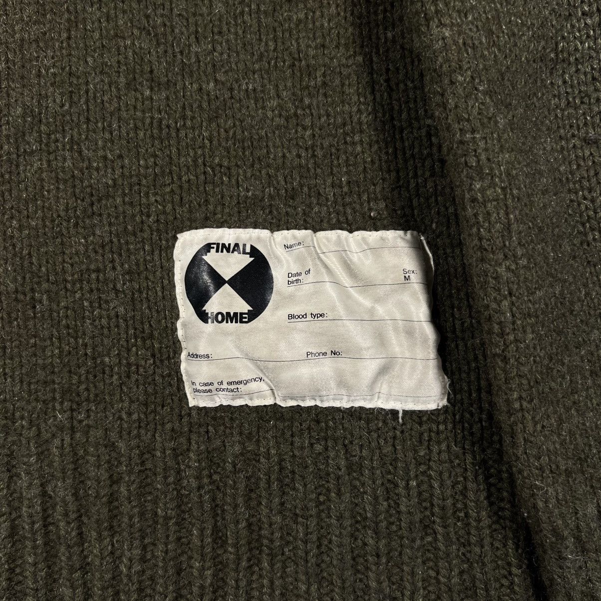 Final Home |[ 2000’s Final Home Wool Turtleneck With Glue/Silicone ]| Size US S / EU 44-46 / 1 - 5 Thumbnail