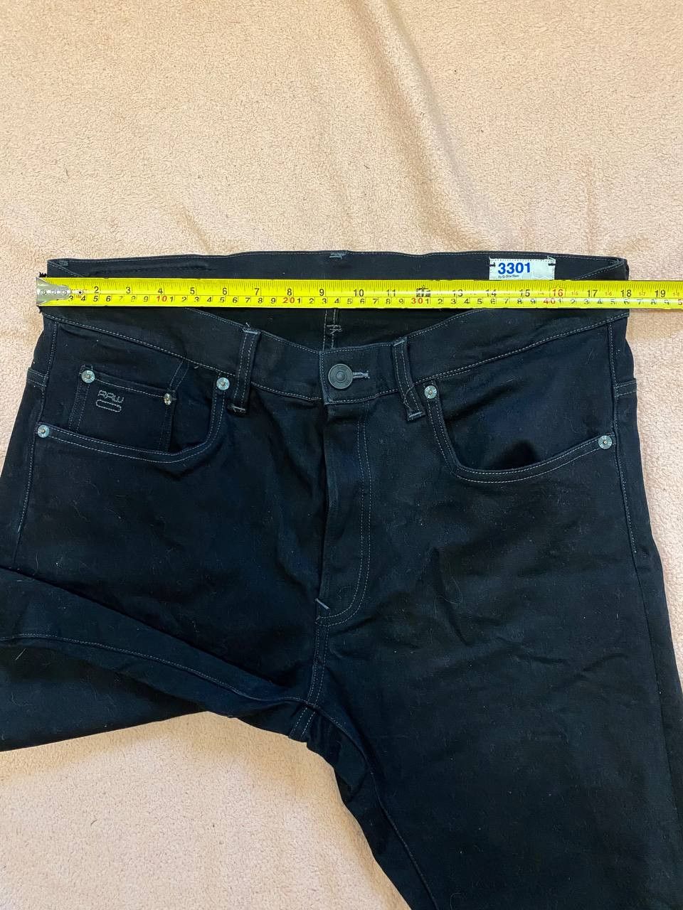 G-Star G-Star Skinny Jeans Slim Fit Black Straight Leg Denim Size US 38 / EU 54 - 10 Thumbnail