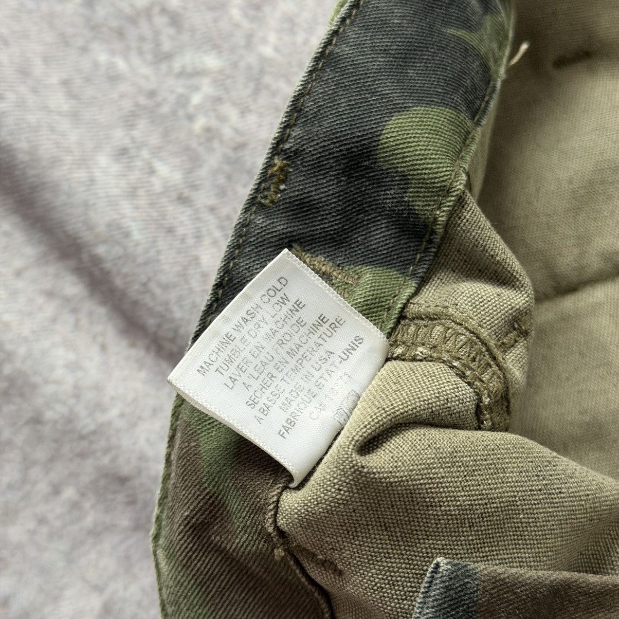 RE/DONE RE/DONE Green Camo Cargo Pants Straight Leg Pocket Pants 28 Size 33" - 12 Thumbnail