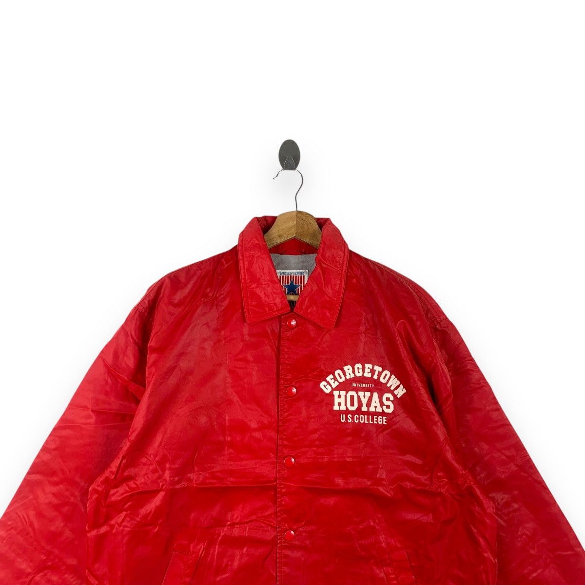Vintage Vintage GEORGETOWN HOYAS UNIVERSITY Coach Jacket Size M / US 6-8 / IT 42-44 - 4 Thumbnail