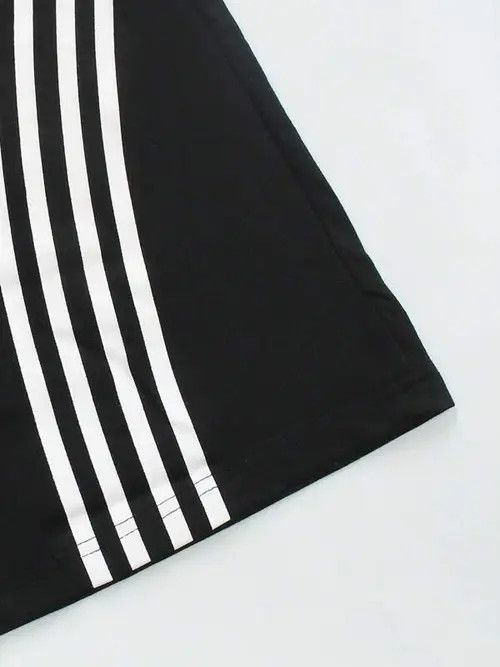 Japanese Brand Wide Leg Stripel Y2k Sweatpants Size US 34 / EU 50 - 2 Thumbnail