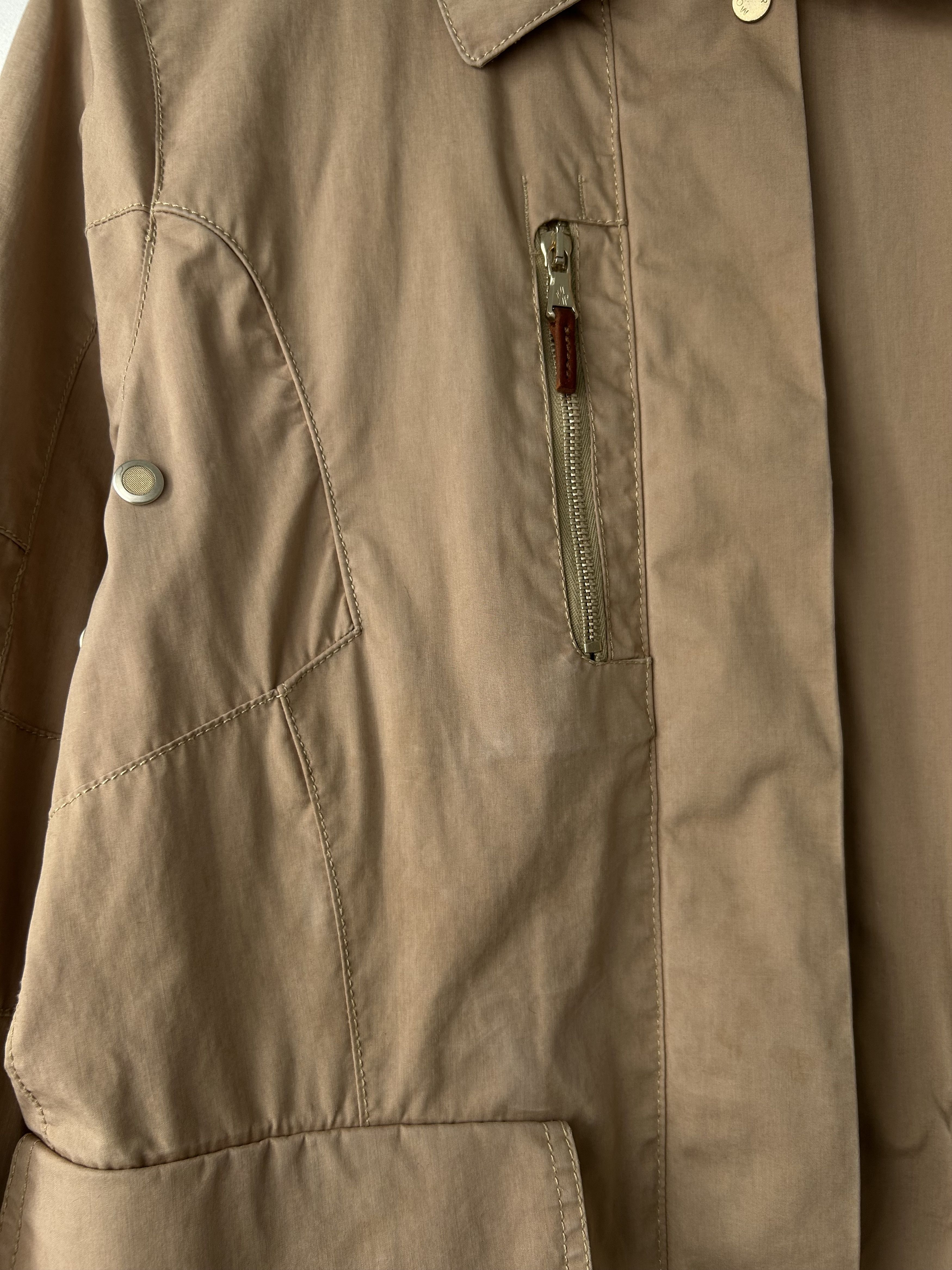 Moncler Moncler Beige Lightweight Coat / Trench Size M / US 6-8 / IT 42-44 - 8 Thumbnail