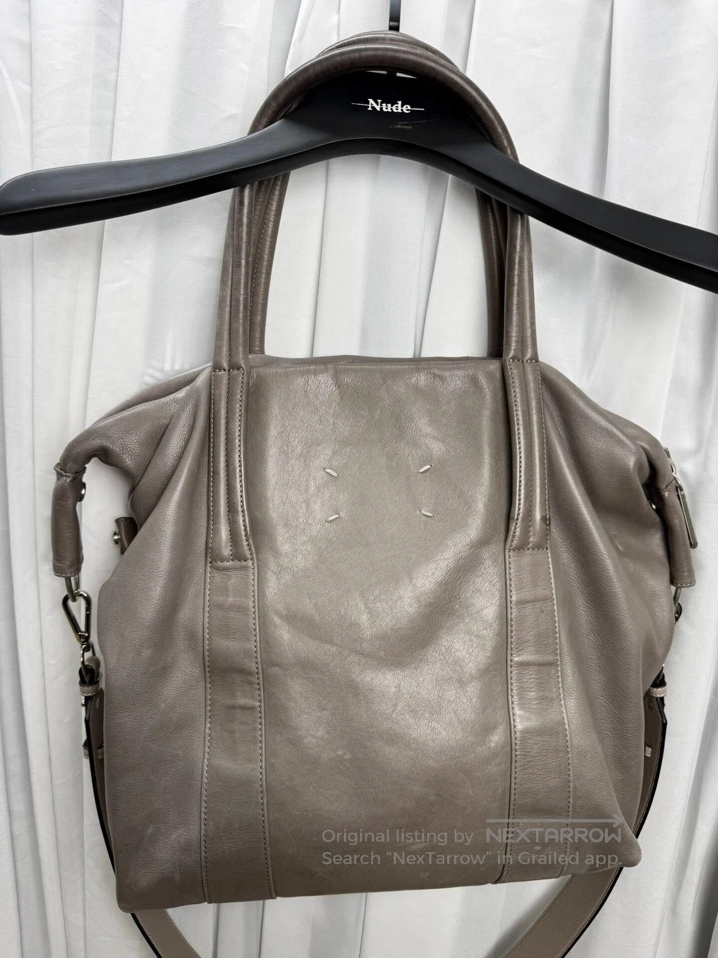 Maison Margiela Maison Margiela Gray Boston Bag. Size ONE SIZE - 2 Thumbnail