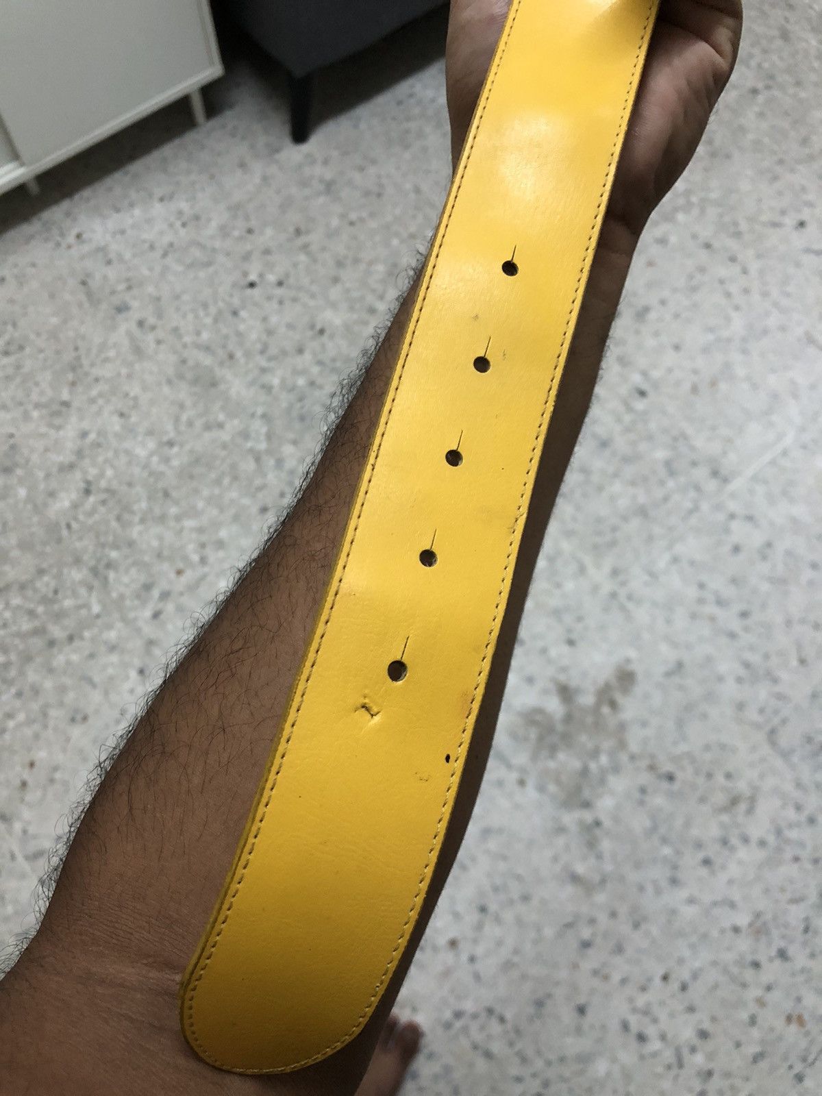 Hysteric Glamour Vintage 90s Hysteric Glamour Econic Buckle Belt Yellow Size ONE SIZE - 10 Thumbnail