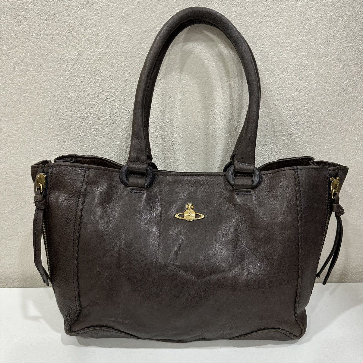 Vivienne Westwood ‼️YES‼️ VIVIENNE WESTWOOD LEATHER TOTE BAG Size ONE SIZE - 2 Thumbnail