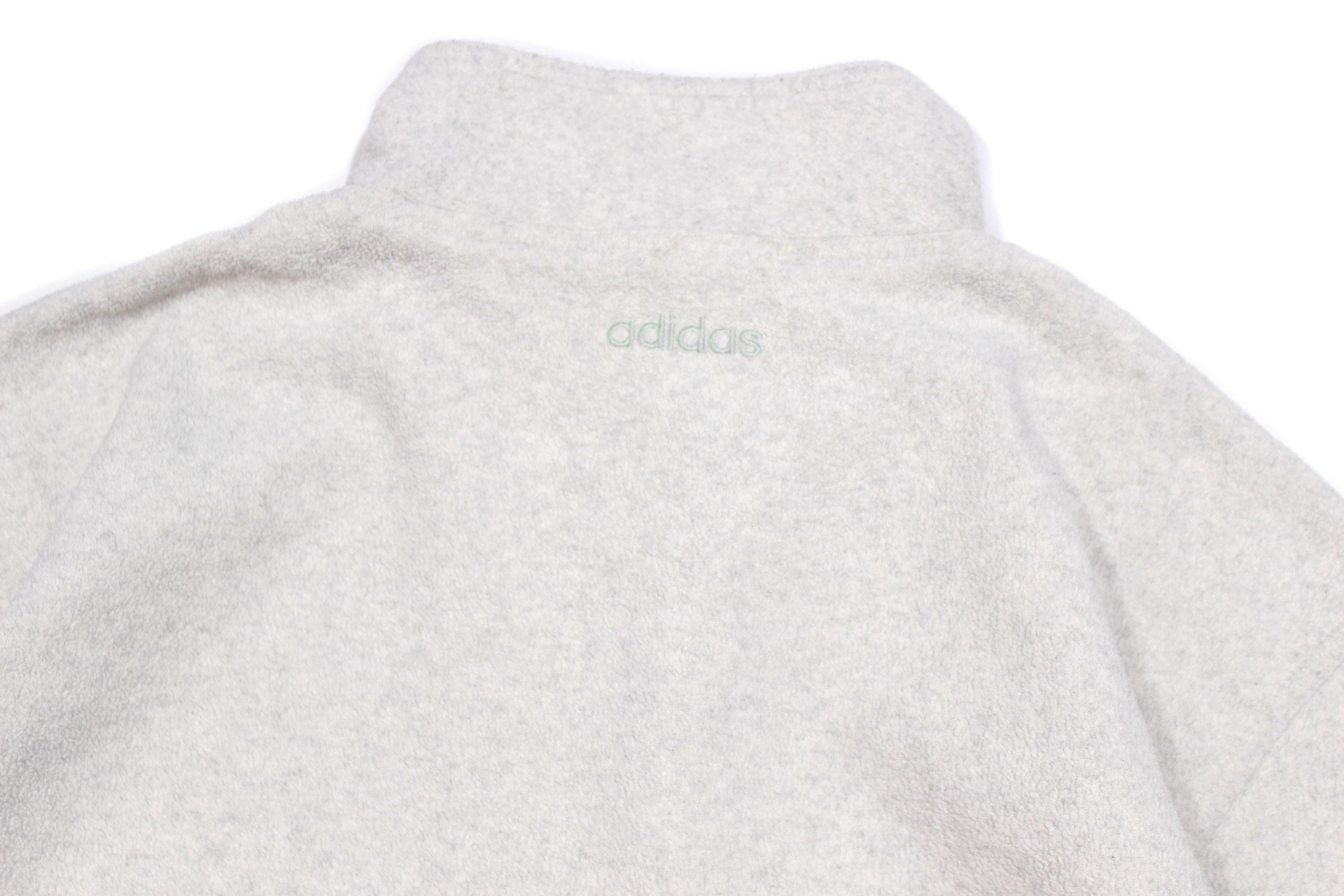 Adidas 90S Logo Fleece Jacket Size S / US 4 / IT 40 - 5 Thumbnail