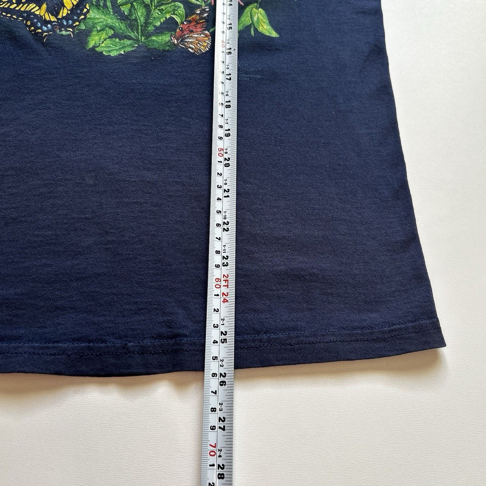 Hanes Vintage Butterfly T Shirt Small Hanes Art Animal Tee Rare Size US S / EU 44-46 / 1 - 6 Thumbnail