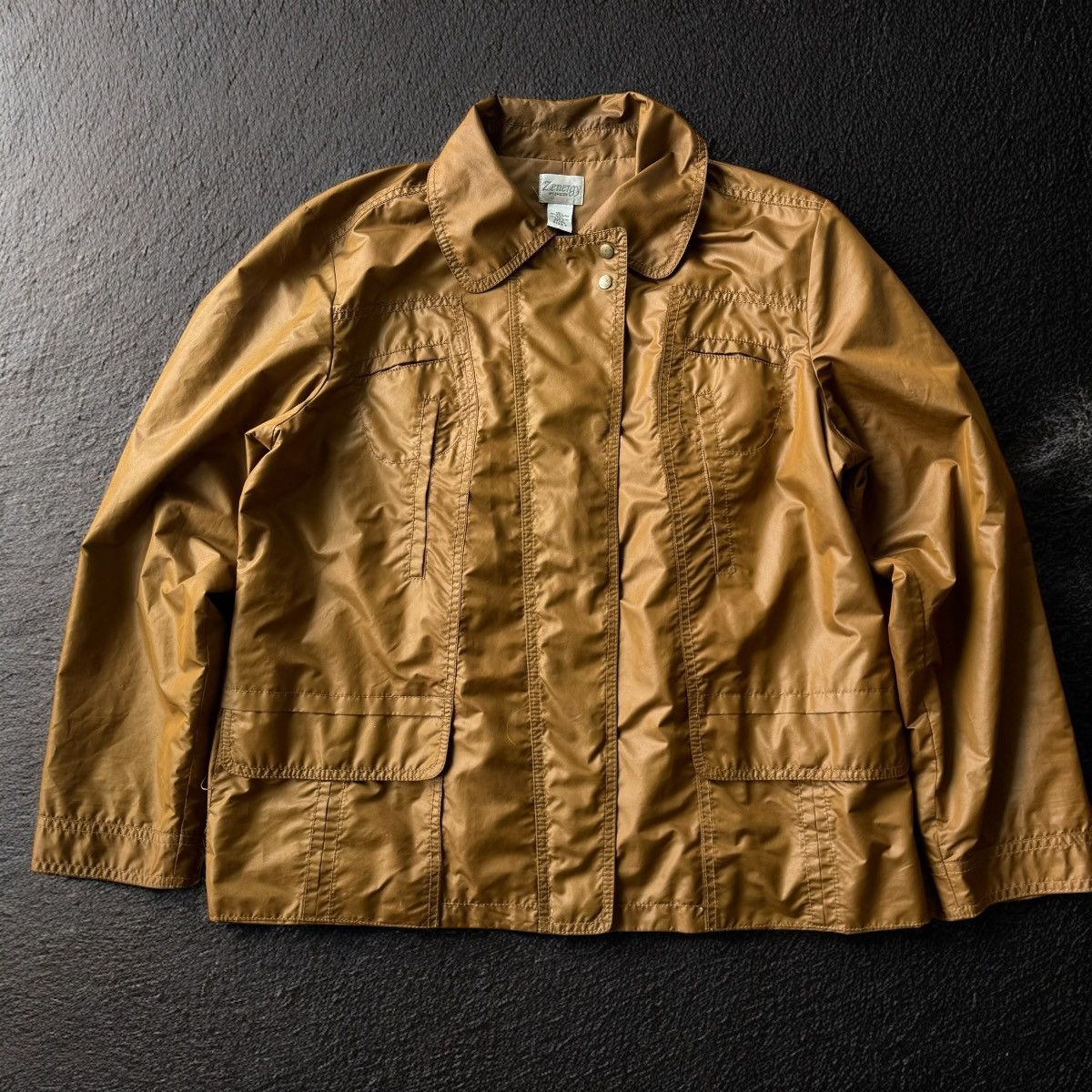 Japanese Brand × Vintage Vintage 90s Y2k Tactical Nylon Moto Style Boxy Jacket M Size US M / EU 48-50 / 2 - 2 Thumbnail