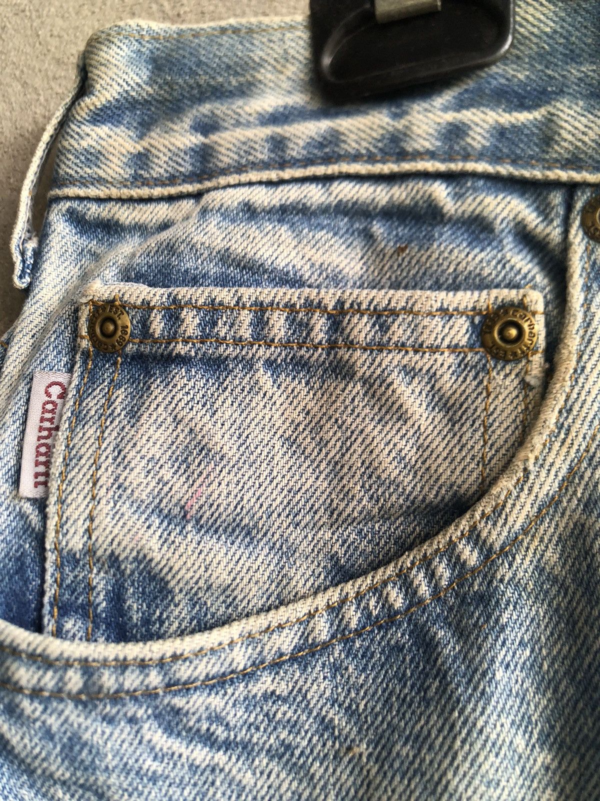 Carhartt × Jean × Vintage 🔥Vintage CARHARTT Jean Size US 35 - 5 Thumbnail