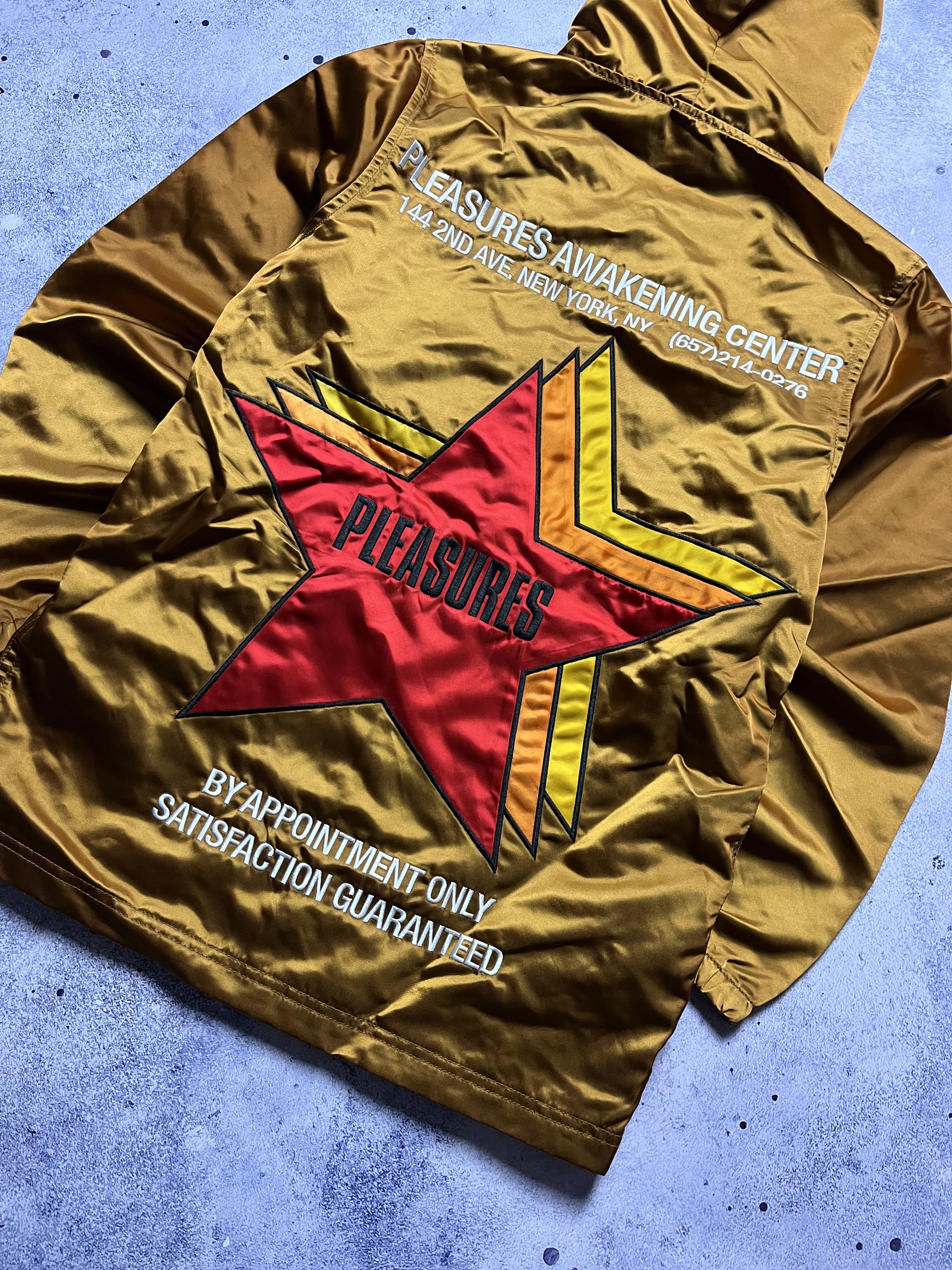 Pleasures Pleasures Crazy Nylon Windbreaker Light Jacket Big Star Size US S / EU 44-46 / 1 - 9 Thumbnail