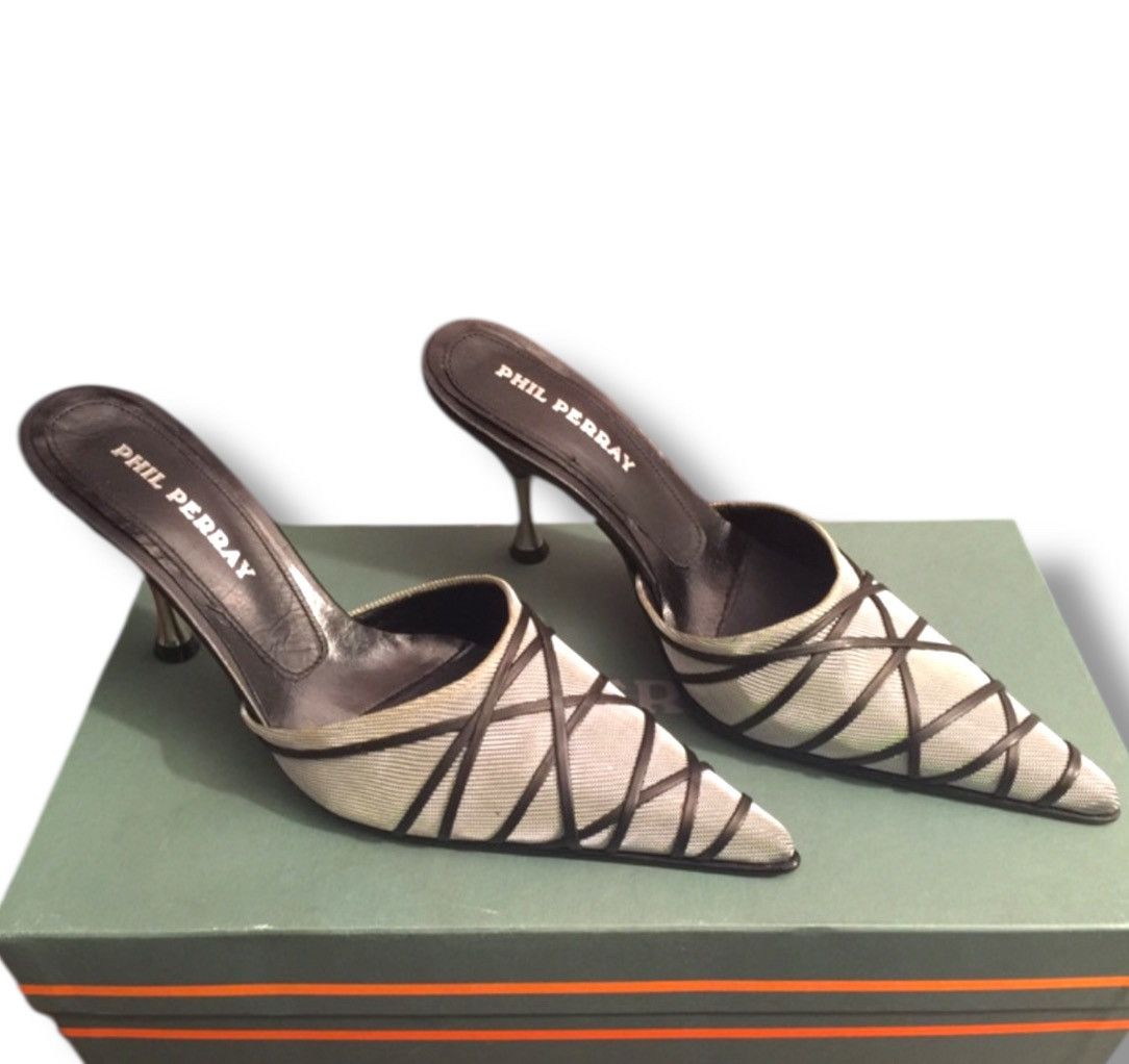 Other Phill Perray creme mules 35 Size US 4 / IT 34 - 1 Thumbnail