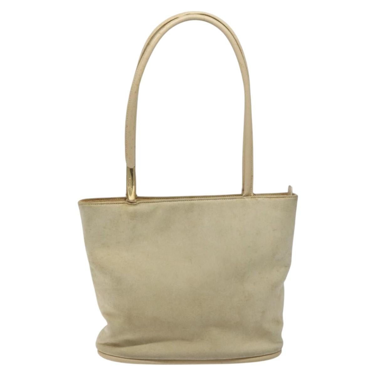 Gucci GUCCI Shoulder Bag Suede Beige Gold Size ONE SIZE - 2 Thumbnail