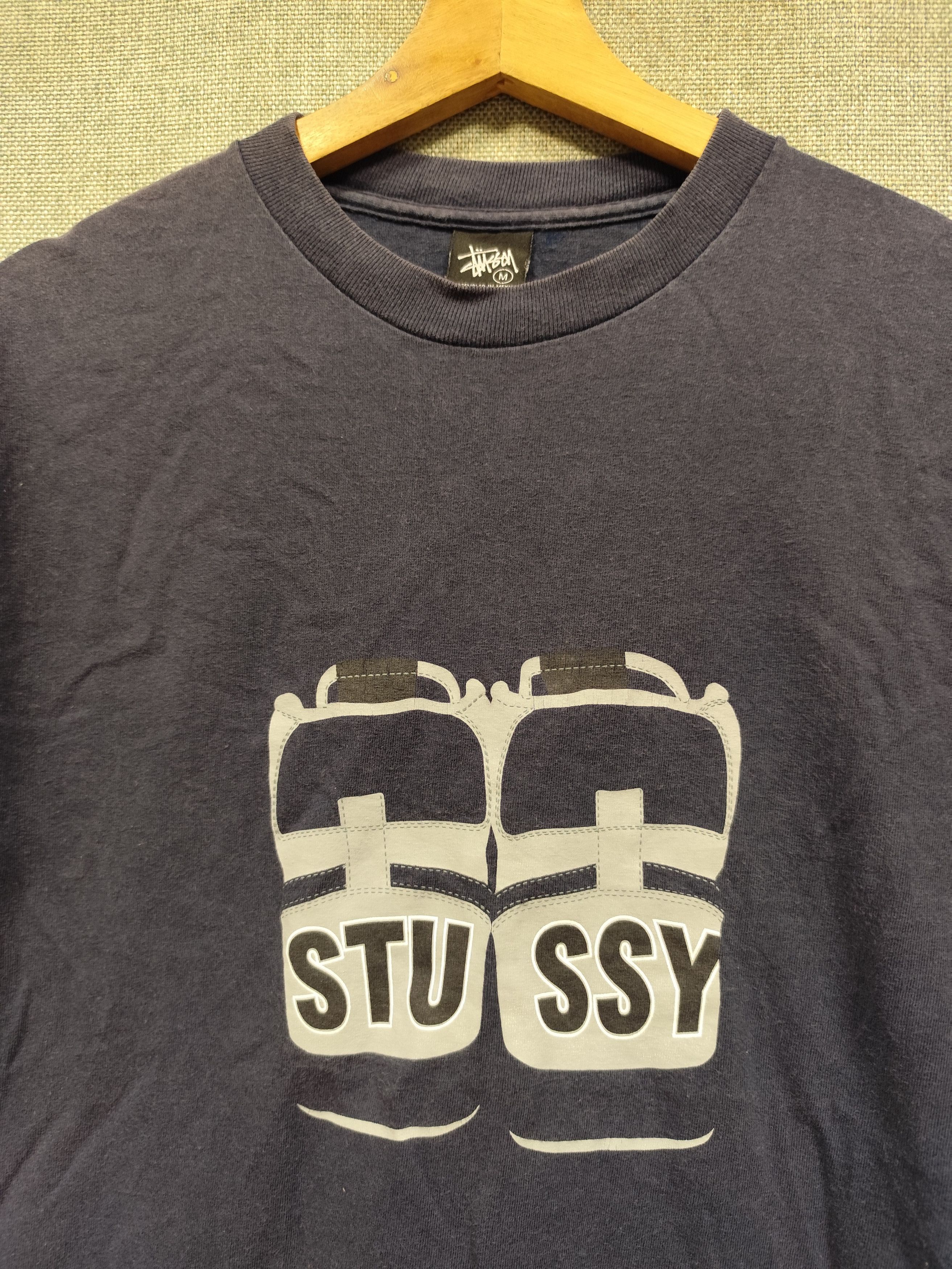 Stussy Vintage t shirt stussy sneakers Size US M / EU 48-50 / 2 - 2 Thumbnail