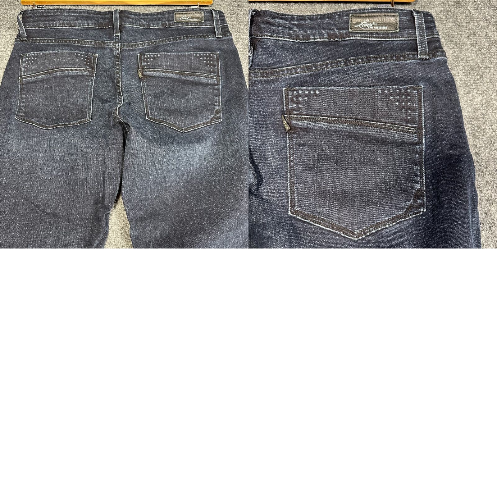 Levi's Levi's Jeans Womens 30 Dark Wash Tapered Leg 5-Pocket Denim Cotton Blend Stretch Blue Classic Modern Size 30 Size 30" / US 8 / IT 44 - 8 Thumbnail