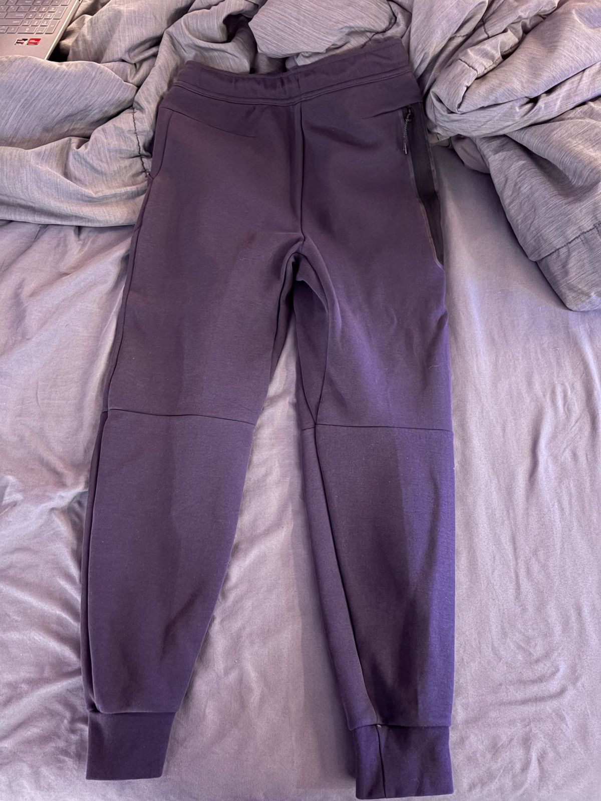 Nike Purple Nike Tech Sweatpants Size US 29 - 2 Thumbnail