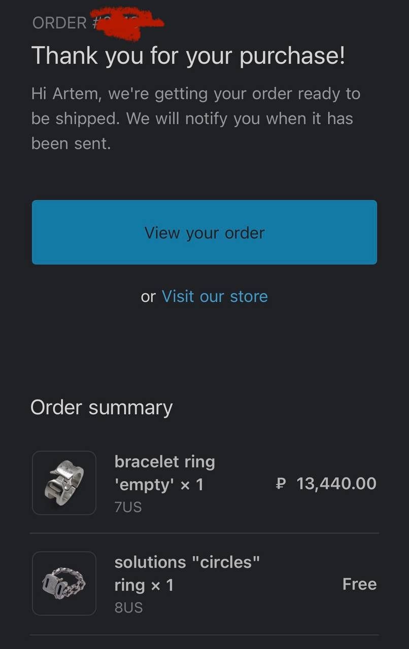 Gleb Kostin Solutions Gleb Kostin Solutions Circle Ring Size ONE SIZE - 3 Thumbnail
