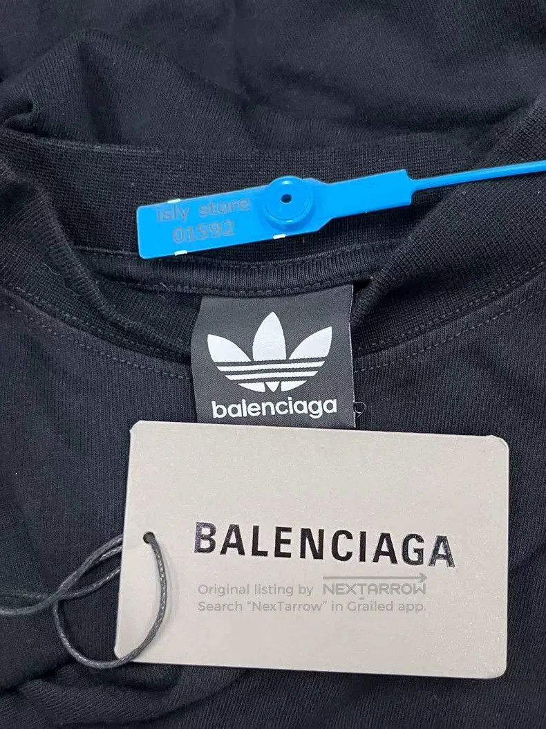 Balenciaga Balenciaga Logo Alphabet Embroidered Round Neck Short Slee Size US S / EU 44-46 / 1 - 5 Thumbnail