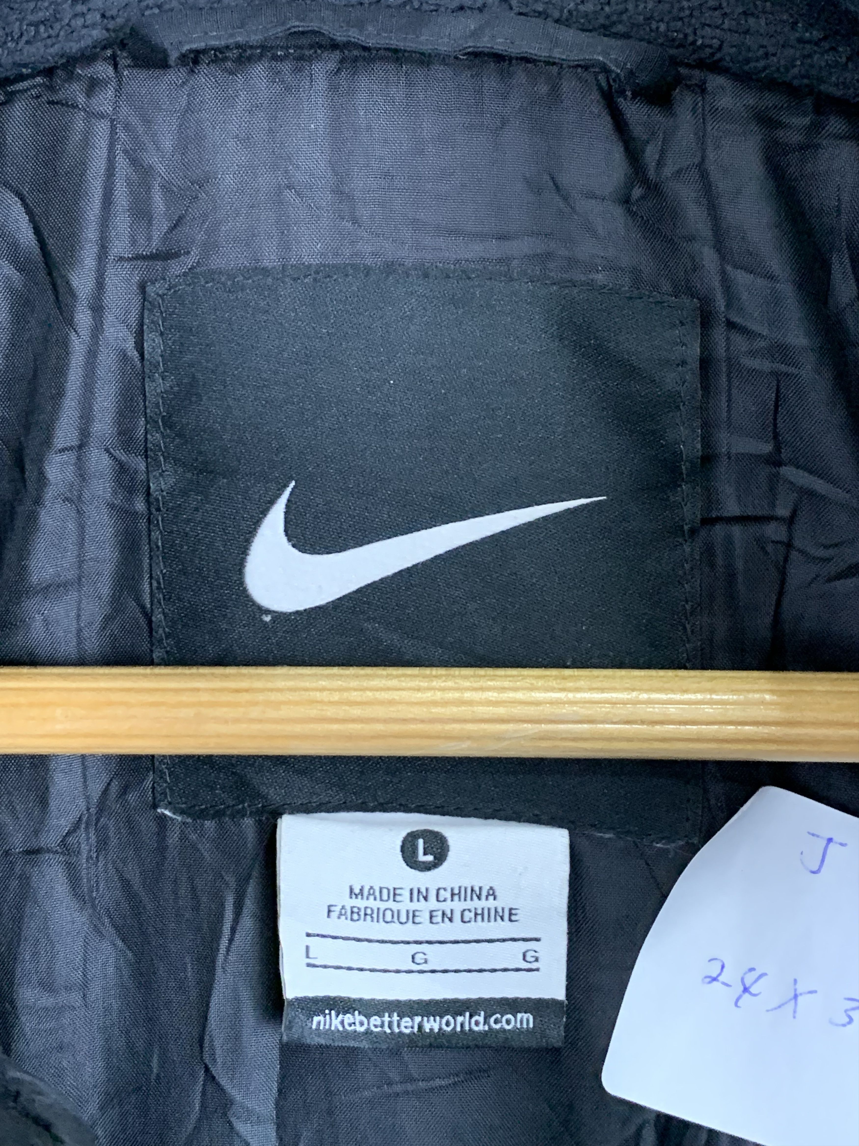 Nike × Vintage Vintage Y2k Nike Swoosh Hoodie Jacket J0968 Size US L / EU 52-54 / 3 - 5 Thumbnail