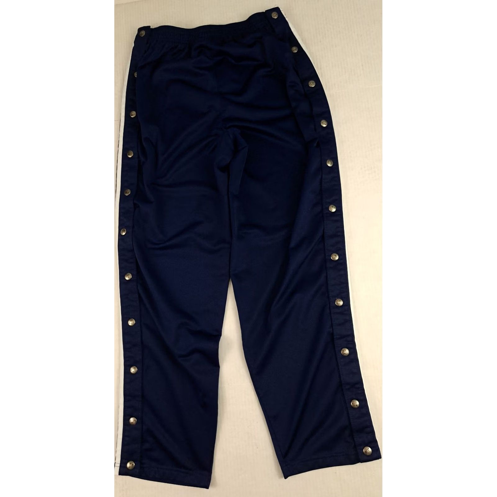 Adidas VINTAGE adidas Full Button Side Fleece 3 Stripe Track Pants USA Made Medium Size US 31 - 4 Thumbnail