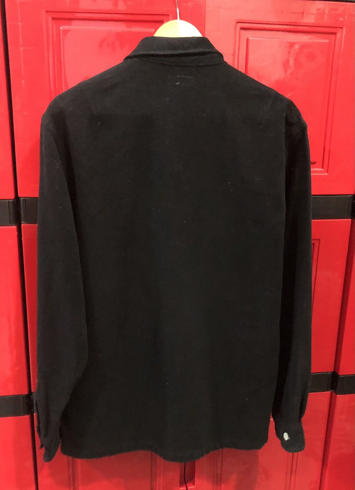 Comme des Garcons × Comme des Garcons Homme Comme des Garcons Homme AW02 Thick Cotton Black Shirt Size US M / EU 48-50 / 2 - 3 Thumbnail