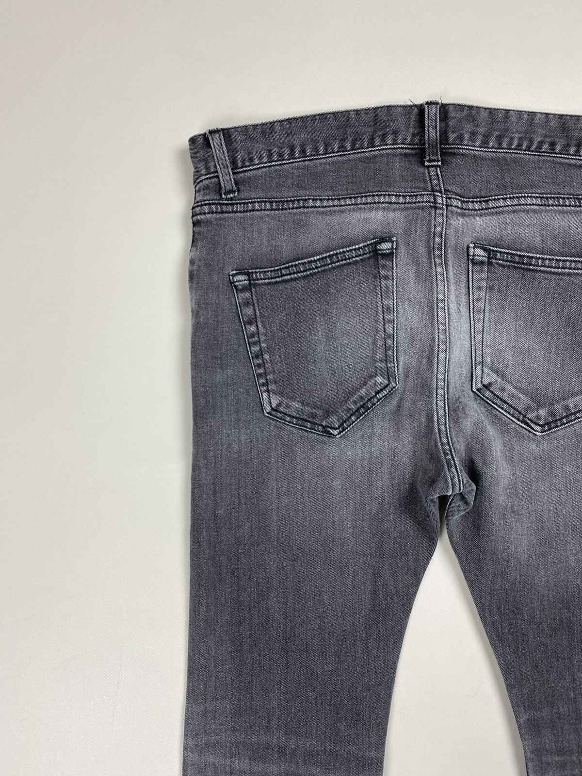 Balenciaga Balenciaga ladies distressed denim skinny biker jeans Size 28" / US 6 / IT 42 - 24 Thumbnail