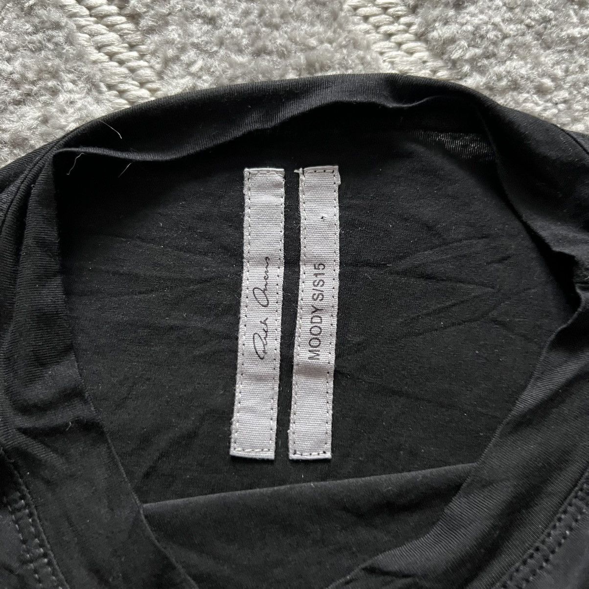 Rick Owens S/S 15 Moody Rick Owens Asymmetric Blouse Tee Size XS / US 0-2 / IT 36-38 - 8 Thumbnail