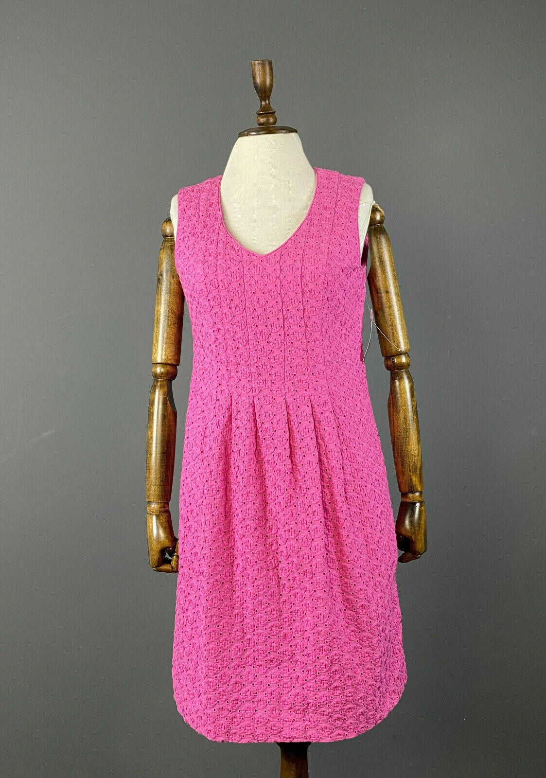 Pendleton Ladies Pendleton Pink Cotton Long Lace Dress Size 6 Size M / US 6-8 / IT 42-44 - 1 Thumbnail