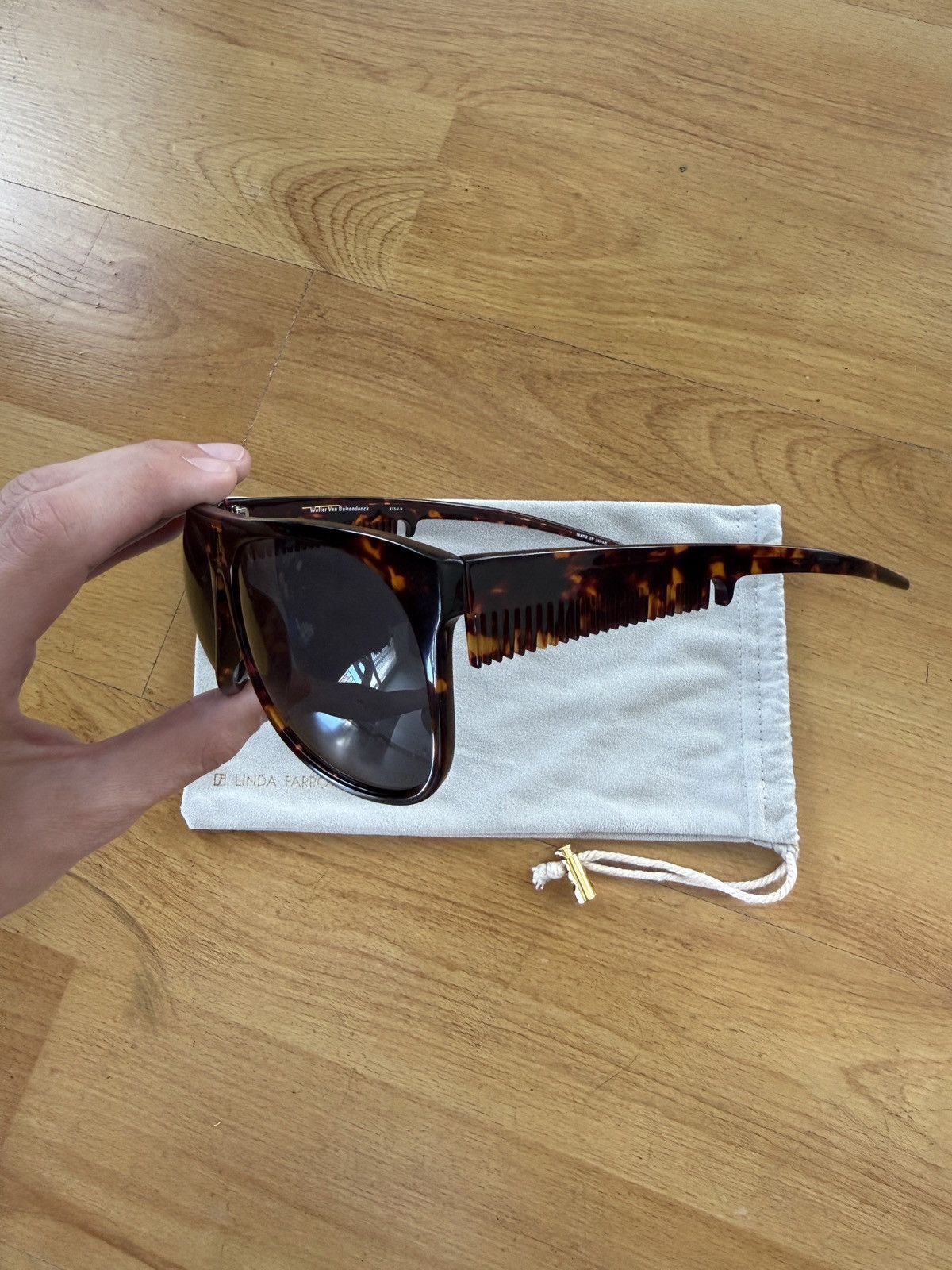Linda Farrow × Walter Van Beirendonck Walter Van Beirendonck x Linda Farrow Comb Sunglasses Size ONE SIZE - 2 Thumbnail